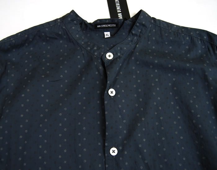 ANN DEMEULEMEESTER Blue Dot SHIRT X LARGE NWT  