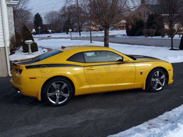 2010 & Up Chevrolet Camaro Full Upper Side Stripes  