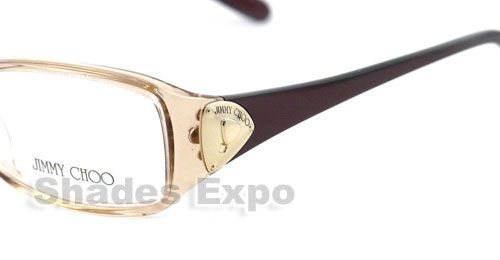 NEW JIMMY CHOO EYEGLASSES JC 31 BROWN YBQ JC31 AUTH  