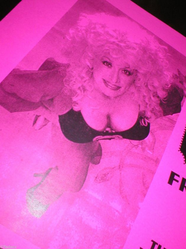 DOLLY PARTON   W0W BUSTY TiCKET CONTEST POSTER  