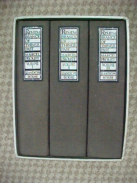 Marcel Proust Remembrance of Things Past French Pleiade Edition 3 Vols 