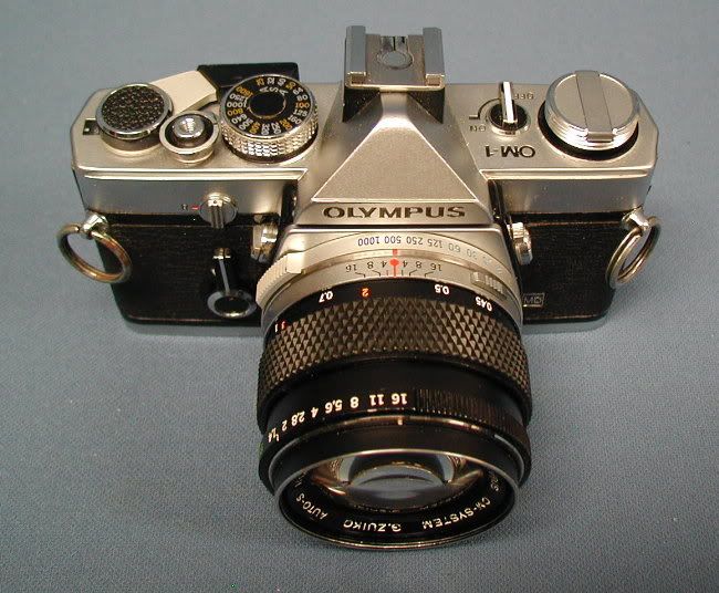 Olympus OM 1 35mm SLR Film Camera ~ f=50mm 11.4 Zuiko Lens  