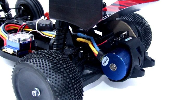 Brushless RC Buggy 2WD Truck 1/10 TWISTER XB Pro Red  