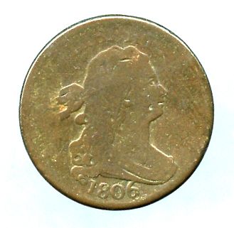 1806 U.S. Half Cent   Good (0067)  