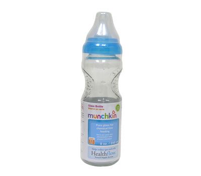 Munchkin 3 Pack 8 oz. Mighty Grip Baby Bottles BPA Free  