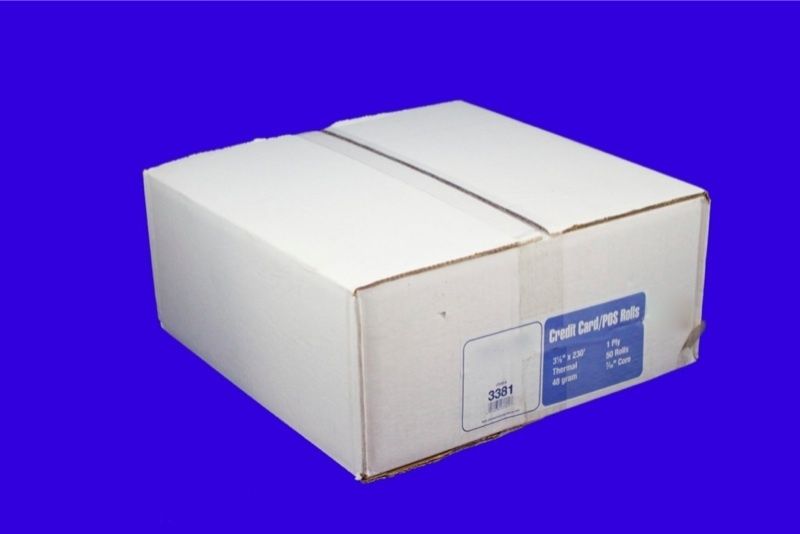 50) Receipt Paper Rolls 3 1/8 x 230 Epson TMT88  