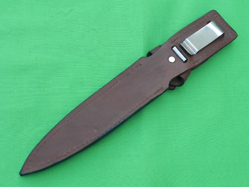   Made Replica SAMUEL C. WRAGG Fighting Hunting Knife Sheath Box  