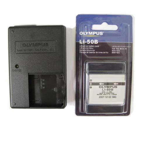 Olympus LI 50B Battery + LI 50C Charger 1020 1030 1010  