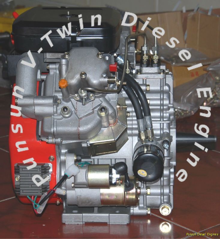 FACTORY DIRECT PUNSUN VT836 18 HP V TWIN DIESEL ENGINE  