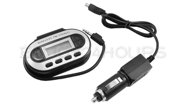 NEW 200 Channels LCD FM Transmitter for /iPod Black  