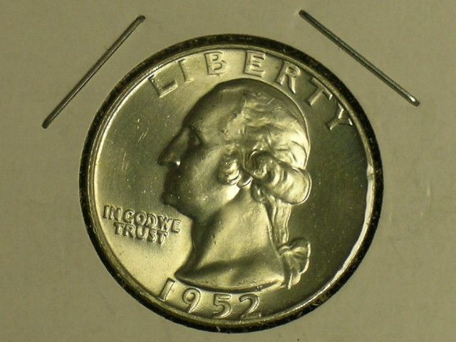 1952 D Very Ch.BU Washington Quarter (111 2)  