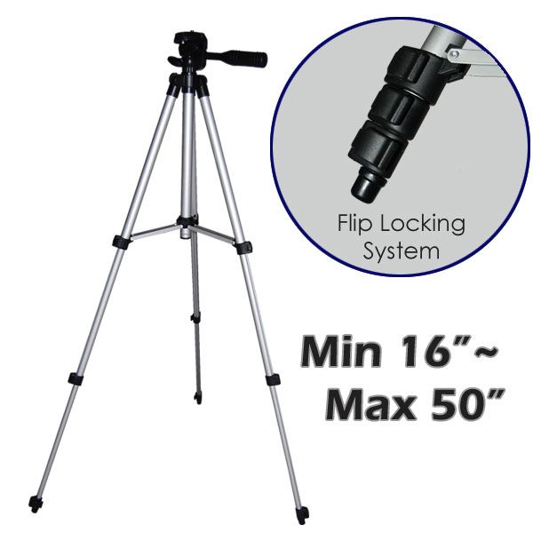 50” Tripod for CANON,SONY,PANASONIC CAMERA & CAMCORDER 847263052816 