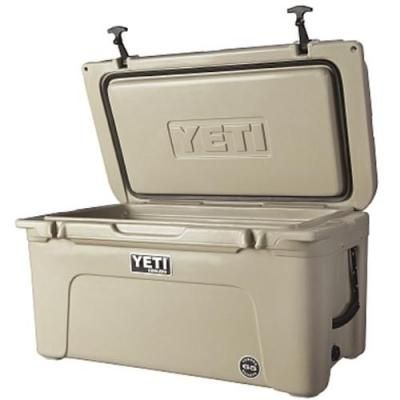 YETI Tundra 65 Quart Bear Proof Ice Retention Cooler   Tan  