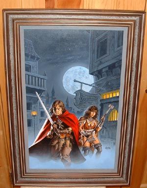 Clyde Caldwell Original Painting TSR Yawning Portal  