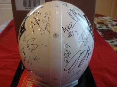 MARK SANCHEZ MATTHEW STAFFORD CRABTREE RC ROOKIE SIGNED HELMET 