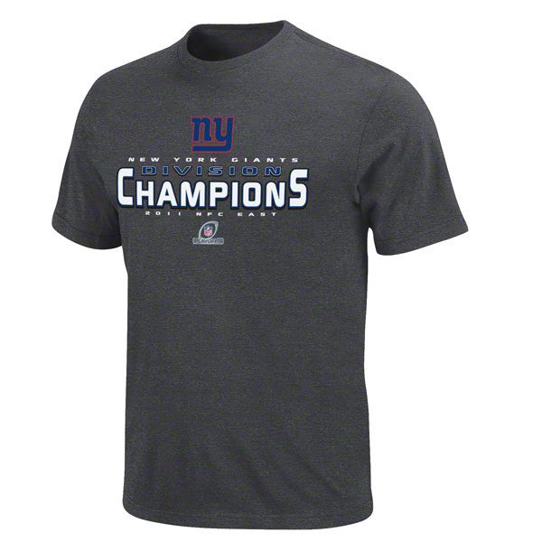   Giants 2011 NFC East Division Champions XLVI Playoffs T Shirt  