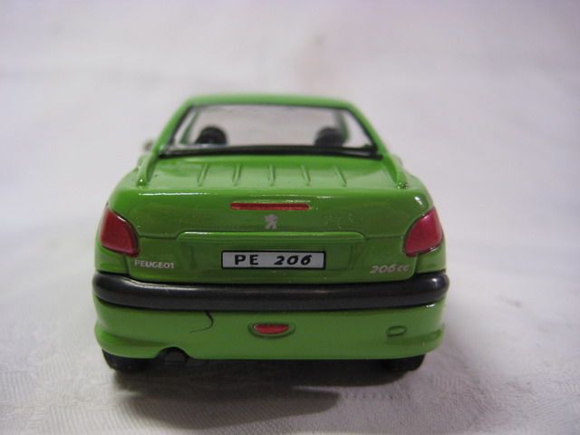 Peugeot 206 CC Cararama Diecast Collection Car Model 143 1/43  