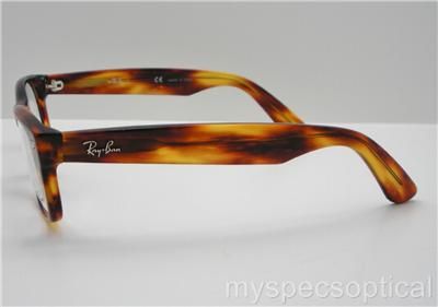 Ray Ban 5184 2144 52 Lg New Wayfarer Light Havana Frame New 100% 