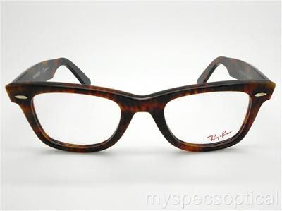 Ray Ban RB 5121 2291 50 Large Wayfarer Yellow Havana Eyeglass New 100% 