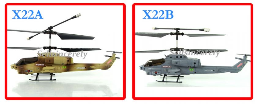 X22 3.5 Channels Infrared Control Mini Helicopter Gyro  