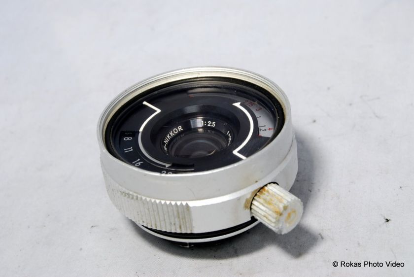 nikon Nikonos 35mm f2.5 lens for underwater V IV camera 018208103119 