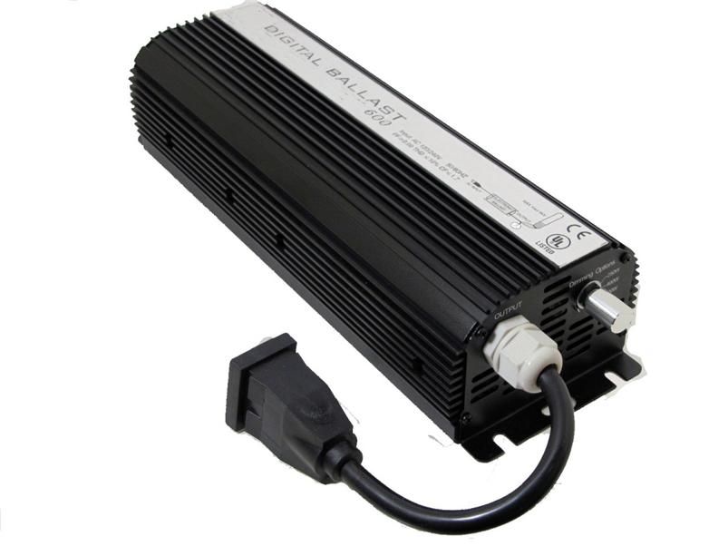 600 WATT GROW LIGHT HPS MH 600 W 400 W DIGITAL E BALLAST ADJUSTABLE 