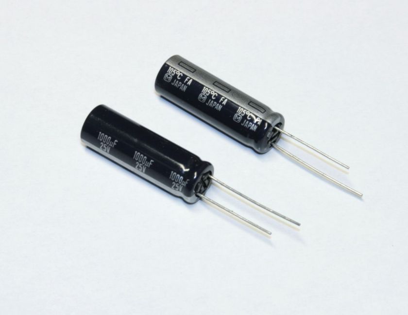 Panasonic Elelctolytic Capacitor 1000uF 25V Low ESR x2  