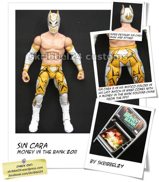   de las leyendas de mistico de Mattel de elite de PECADO CARA de WWE