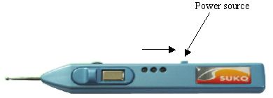 Earpoints Probe Detector Acupuncture + Ear Model  