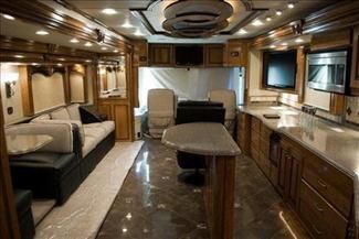 2010 Monaco Dynasty Majestic V 44ft Class A Diesel Motorhome, 4 Slide 