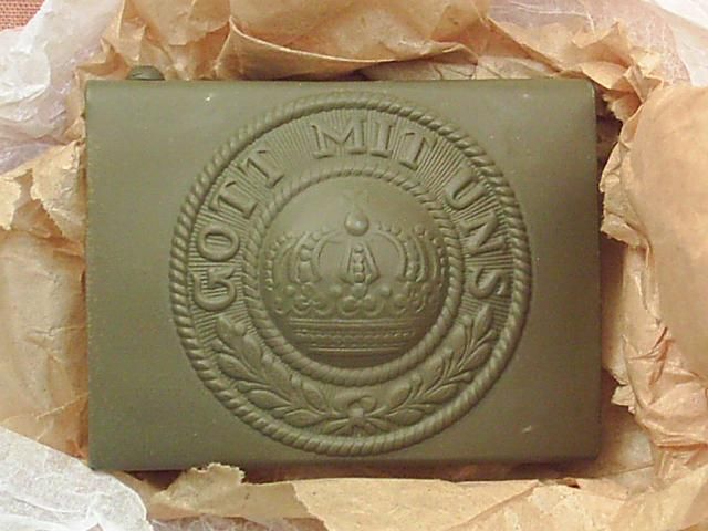 ORIGINAL WWI / WW1 GERMAN BELT BUCKLE MINT in WRAPPING  