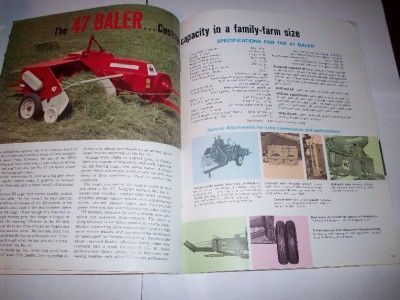 McCormick International 37 47 57 Hay Baler Brochure  