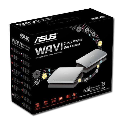 New ASUS WAVI 2 Way Wifi Wireless HD PC to TV content streaming   Free 