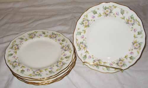 CAULDON PORCELAIN CHINA 9 DINNER PLATE FLORAL 4484  