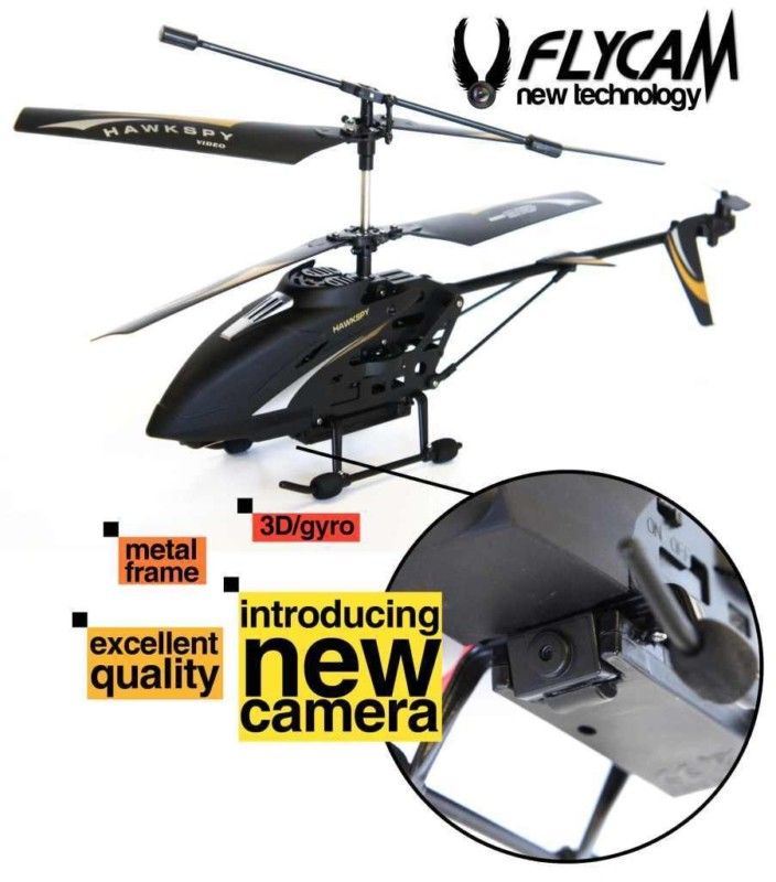 RC Camera Helicopter 3.5CH w/GYRO EGOFLY Hawkspy LT 712  