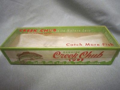 Creek Chub Wiggle Fish #2402 Red head / White Box CCBC  