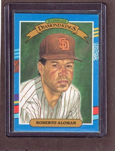 1990 LEAF DONRUSS DIAMOND KINGS #12 ROBERTO ALOMAR *662  