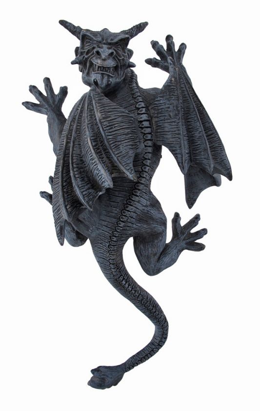 made of cold cast resin this wickedly scary climbing demon wall 