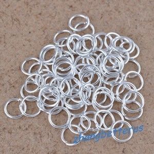 Wholesale 800 silver plated split~open Jump Rings 6mm  