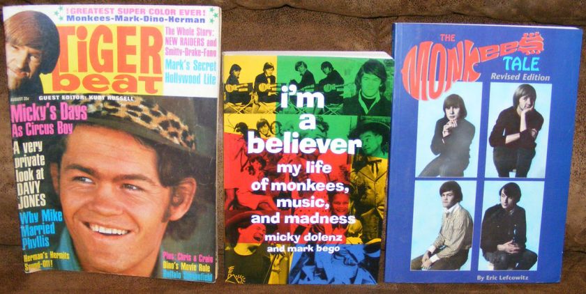   Believer My Life of Monkees, Micky Dolenz Signed Ed & Bonus Books