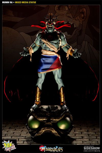 MUMM RA MIXED MEDIA STATUE SIDESHOW POP CULTURE SHOCK THUNDERCATS 