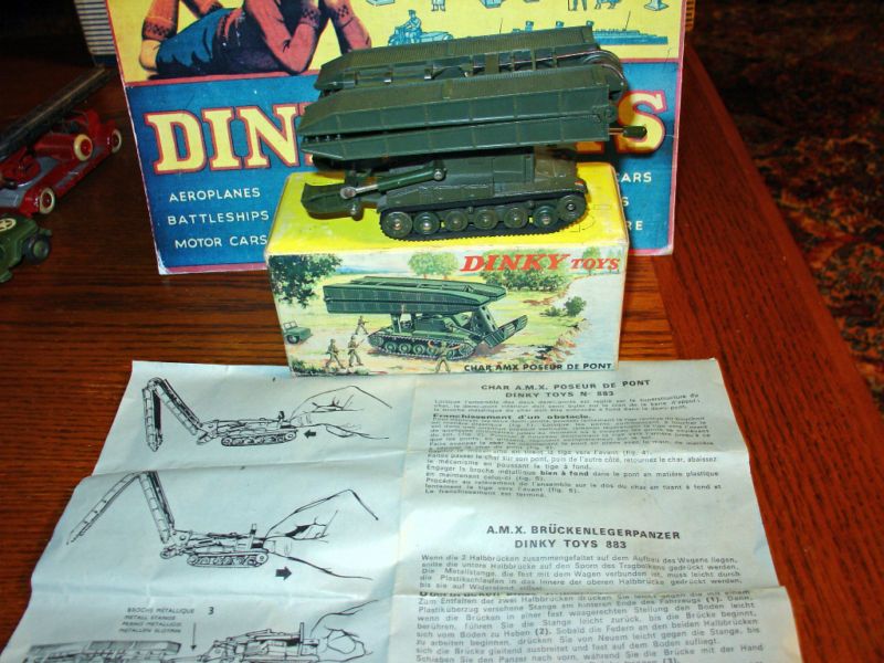 Dinky #883 AMX Bridgelaying Tank   NMIB  