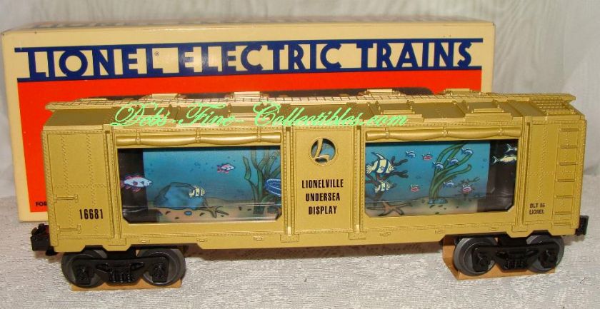 Lionel   Animated Aquarium Car   MIB   0  