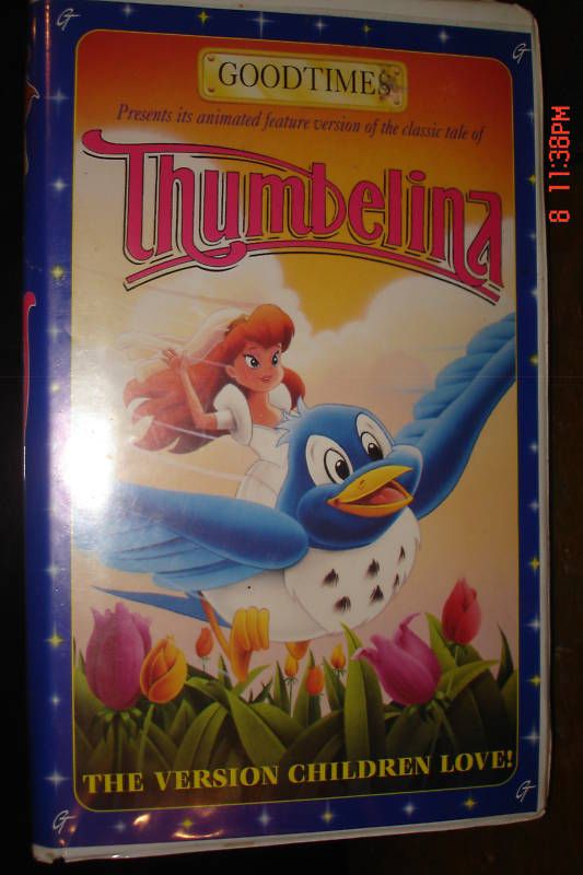 THUMBELINA VHS MOVIE GOOD TIMES THUMBELINA KIDS LOVE  