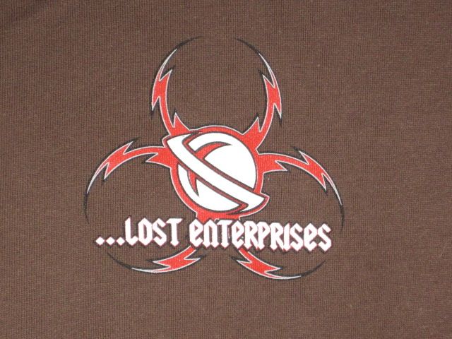 NEW LOST ENTERPRISES BROWN SWEATSHIRT MENS LARGE  