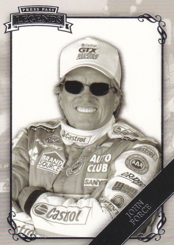 2009 PRESS PASS LEGENDS #14 JOHN FORCE CARD NHRA  