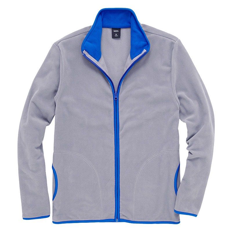 Mens Casual Jacket Mens Warm Simple Tipped Zipper Polar Fleece Jacket 