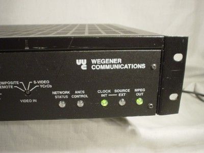 Wegener DVE96 MPEG 1 Digital Video Encoder (129)  