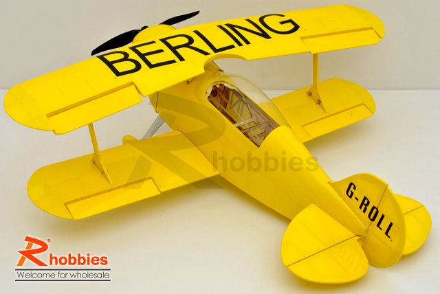 RC R/C Electric 31 Sports Bi plane Pitts Scale Plane  