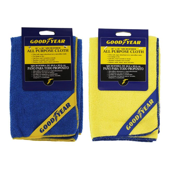 product description goodyear microfiber all purpose cloth 16 x 16 item 